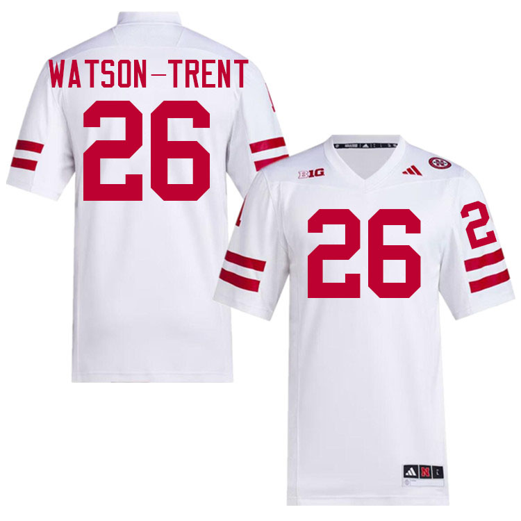 #26 Marques Watson-Trent Nebraska Jersey,Nebraska Cornhuskers Football Uniforms,Jersey-White #26 Marques Watson-Trent Nebraska Jersey,Nebraska Cornhuskers Football Uniforms,Jersey-White